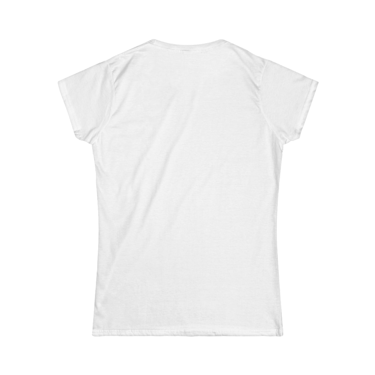 Anime-Inspired Women's Softstyle Tee - Stylish Graphic Tee with Bold Red Design