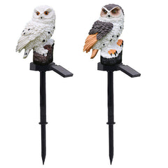 Solar Power LED Owl Parrot Lawn Light Outdoor Waterproof Garden Landscape Lamp