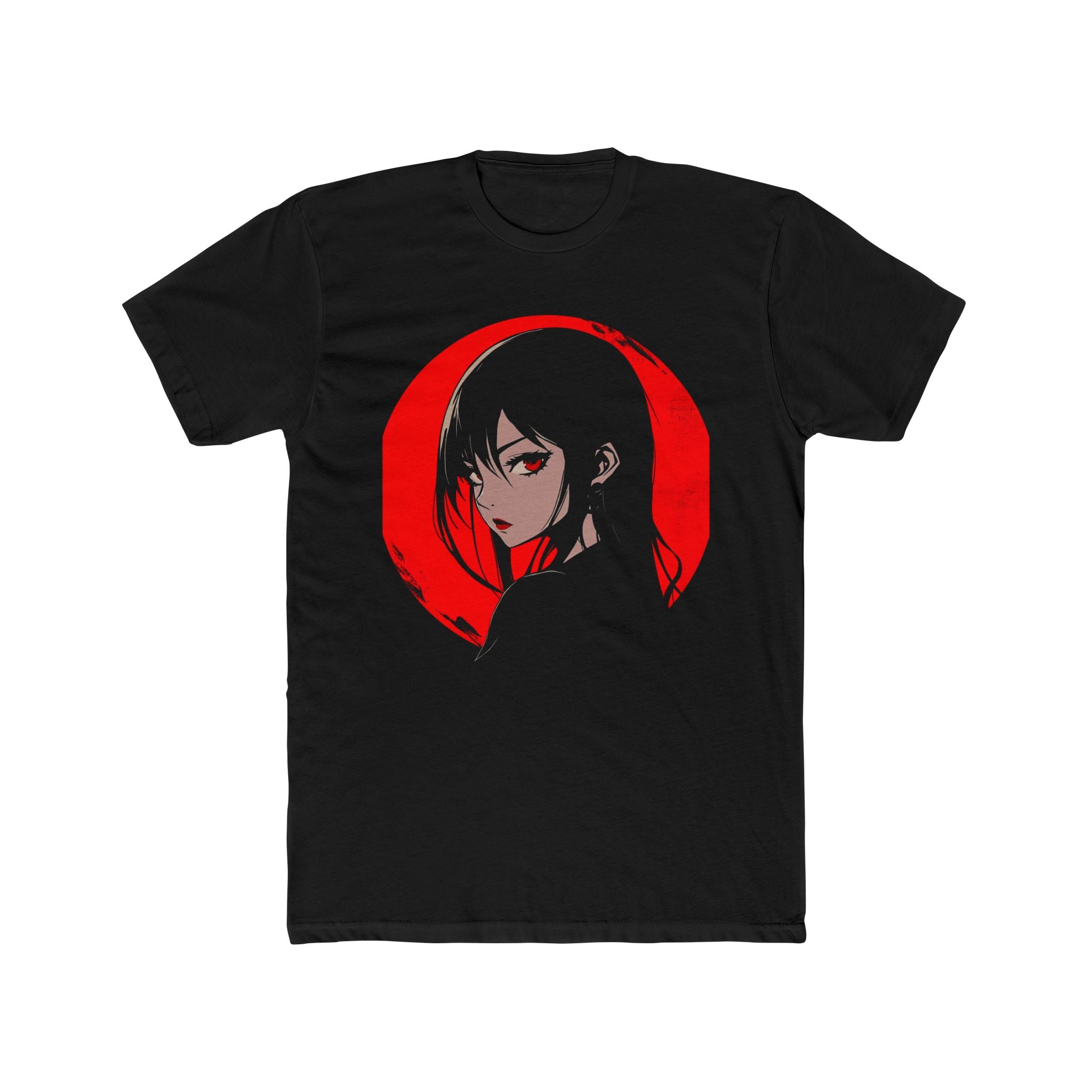 Anime-Inspired Unisex Cotton Crew Tee - Stylish Graphic T-Shirt for Fans