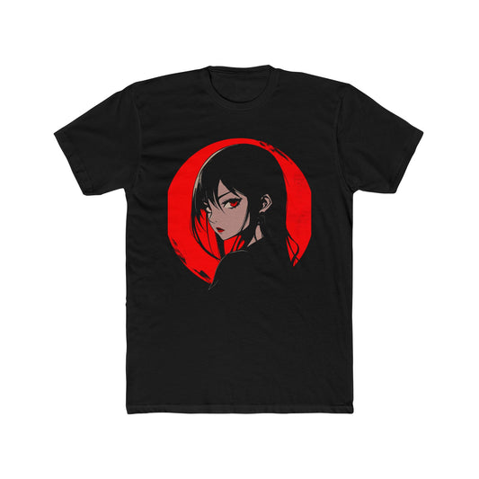 Anime-Inspired Unisex Cotton Crew Tee - Stylish Graphic T-Shirt for Fans