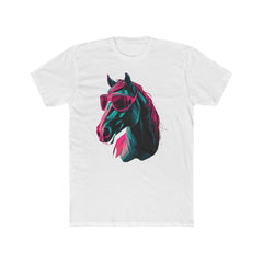 Cool Horse Graphic Unisex Cotton Crew Tee - Perfect for Animal Lovers