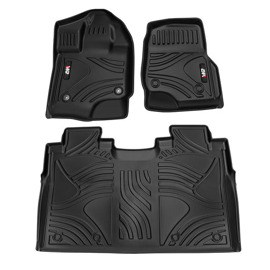 TPE All-Weather Floor Mats for Ford F150 2015–2025 (3PCS, No Fold-Flat Storage)