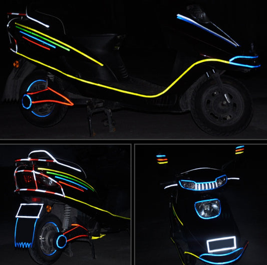Car and motorcycle bicycle reflective
