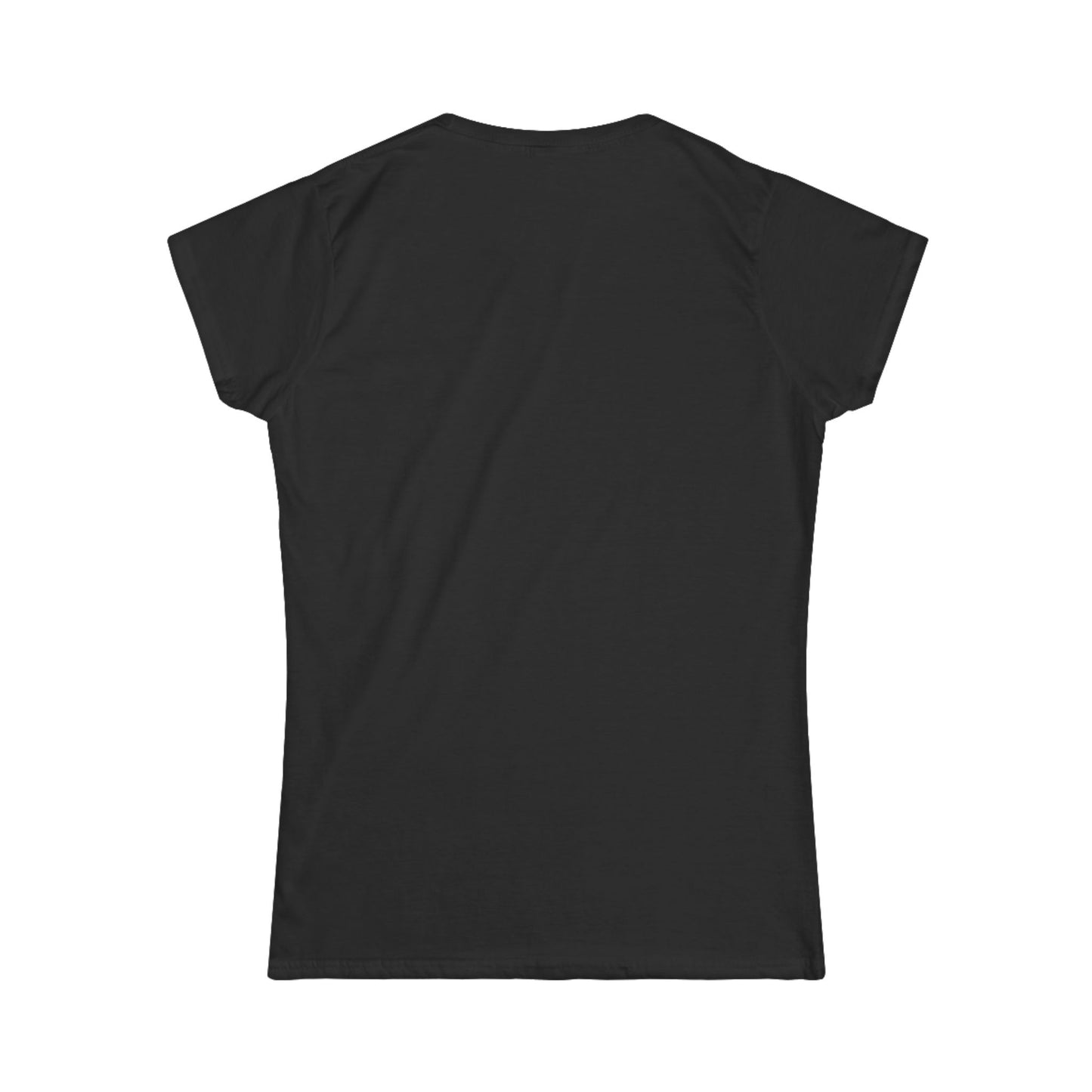 Anime-Inspired Women&#039;s Softstyle Tee - Stylish Graphic Tee with Bold Red Design