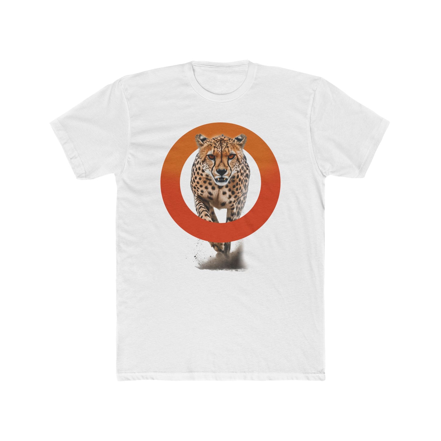 Wild Spirit Unisex Cotton Crew Tee - Cheetah Design
